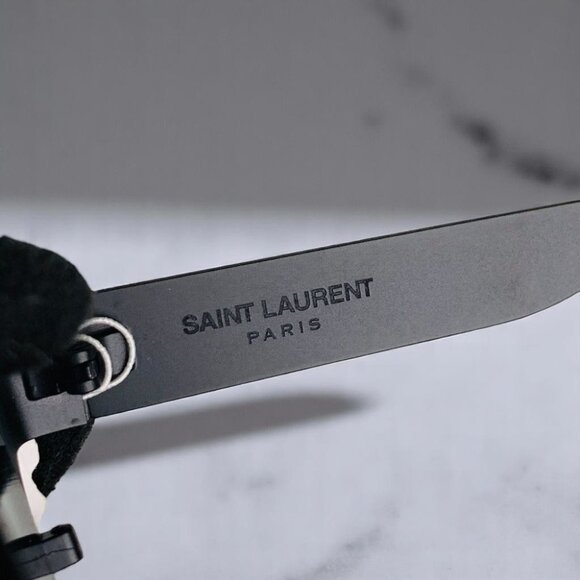 NIB Saint Laurent Grey Square Ladies Sunglasses SL M41 main image 7